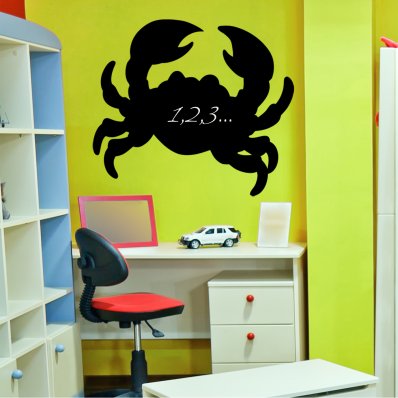 Crab - Chalkboard / Blackboard Wall Stickers