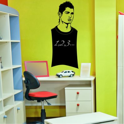 Cristiano Ronaldo - Chalkboard / Blackboard Wall Stickers