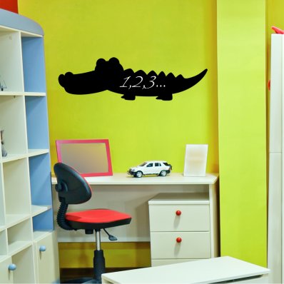 Crocodile - Chalkboard / Blackboard Wall Stickers