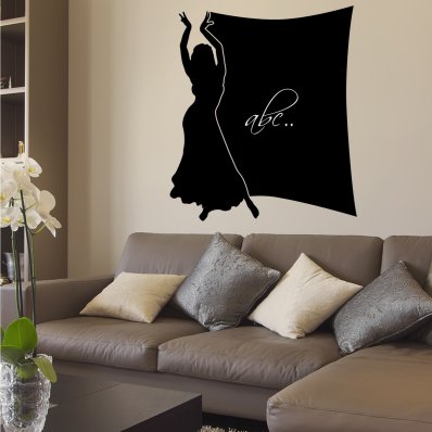 Dancer - Chalkboard / Blackboard Wall Stickers