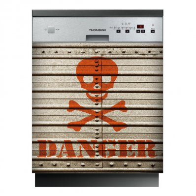 Danger - Dishwasher Cover Panels