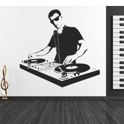 Dj Wall Stickers