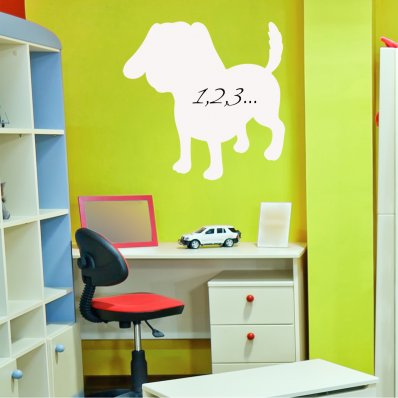 Dog Whiteboard Wall Stickers