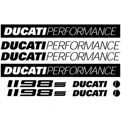 Ducati 1198s Decal Stickers kit