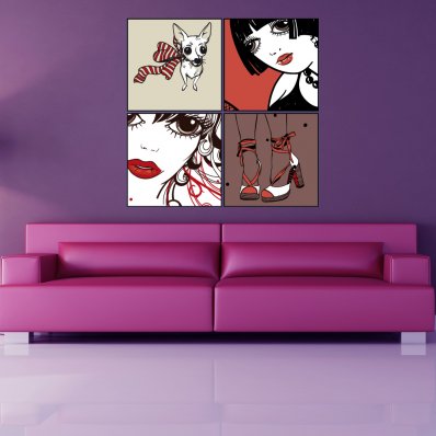 Fashion Wall Stickers