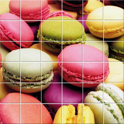 Fliesenaufkleber Macarons