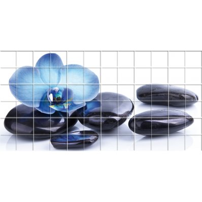 Flower Pebbles - Tiles Wall Stickers