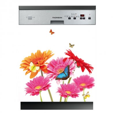 Flowers - Dishwasher Cover Panels