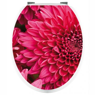 Flowers - Toilet Seat Decal Sticker