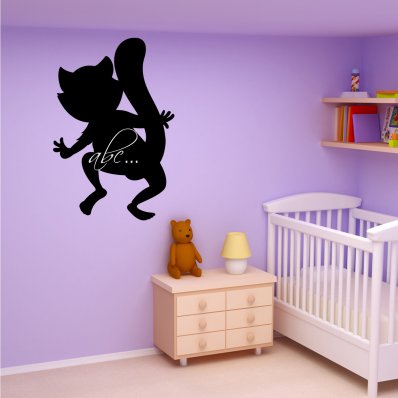 Fox - Chalkboard / Blackboard Wall Stickers