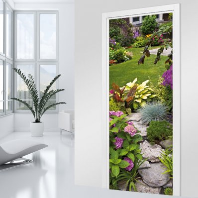 Garden Door Stickers