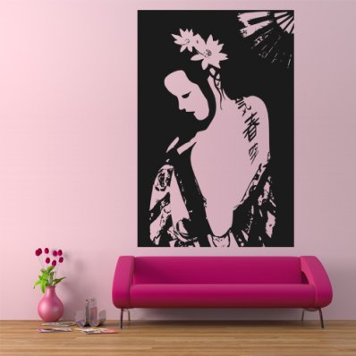 Geisha Wall Stickers