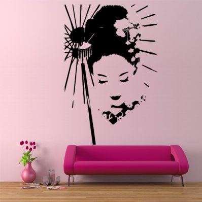 Geisha Wall Stickers