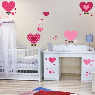 Heart Set Wall Stickers