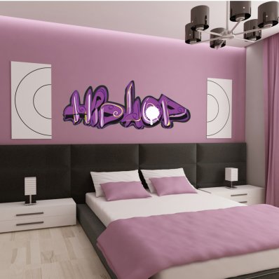 Hip Hop Wall Stickers