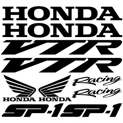Honda vtr sp1 Aufkleber-Set