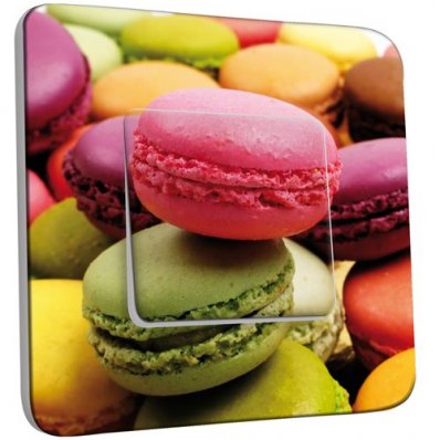 Interrupteur Décoré Poussoir Macarons 4