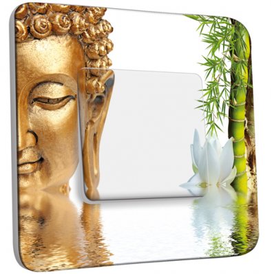 Interrupteur Décoré Simple Bouddha 1