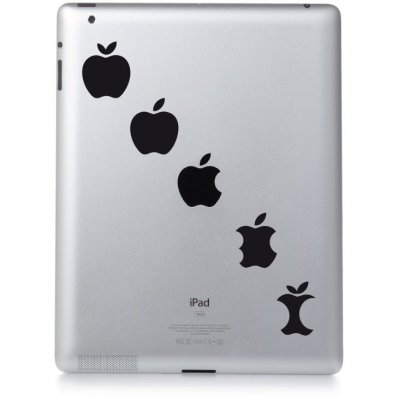 iPad 2 Aufkleber Apfel