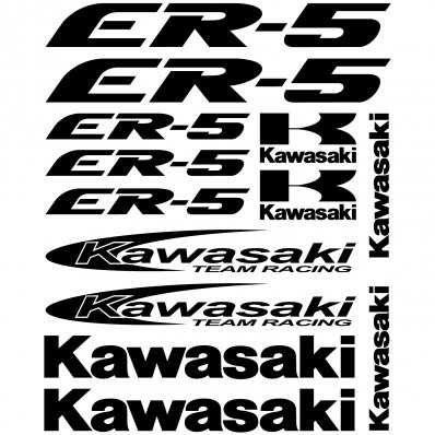 Kawasaki ER-5 Aufkleber-Set