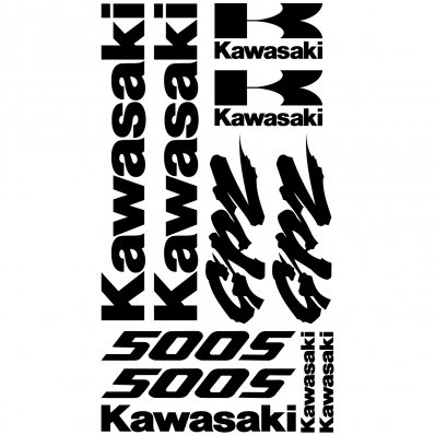 Kawasaki GPZ 500s Aufkleber-Set