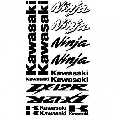 Kawasaki ninja ZX-12r Decal Stickers kit