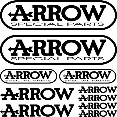 Kit stickers arrow
