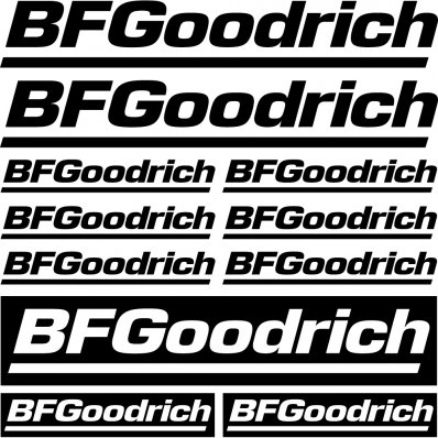 Kit stickers Bf goodrich