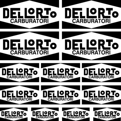 Kit stickers dellorto