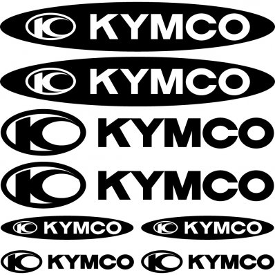 Kit stickers kymco
