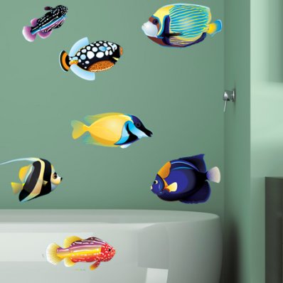 Kit Vinilo decorativo infantil pescado