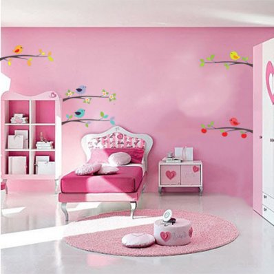 Kit Vinilo decorativo infantil ramass aves