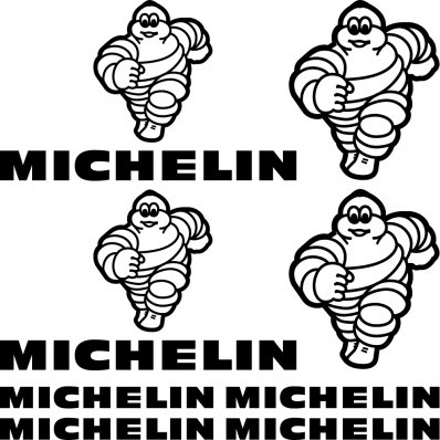 Komplet  naklejek - Michelin