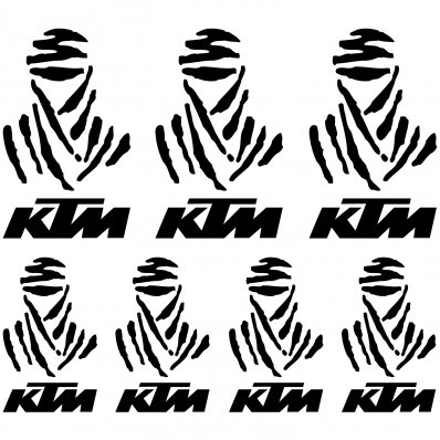 Ktm Dakar Decal Stickers kit