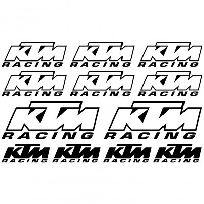 ktm racing Decal Stickers kit