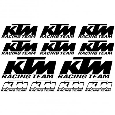 ktm Racing team Aufkleber-Set