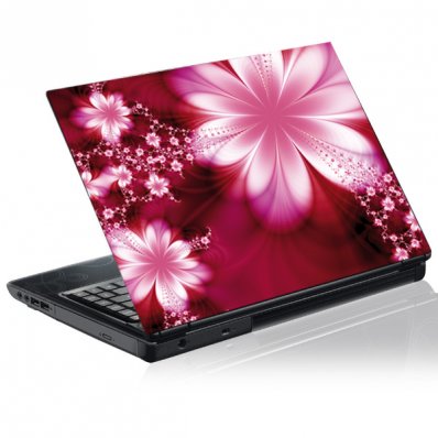 Laptop-Aufkleber Blume