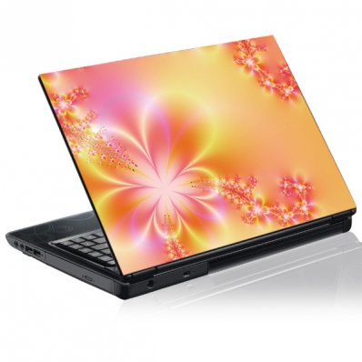 Laptop-Aufkleber Blume