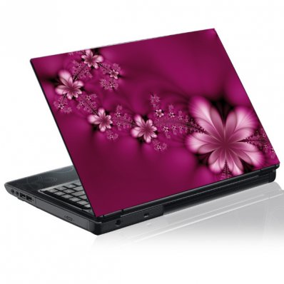 Laptop-Aufkleber Blume