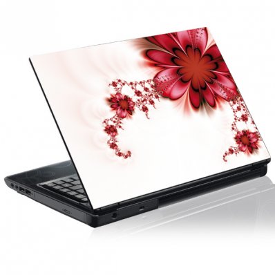 Laptop-Aufkleber Blume