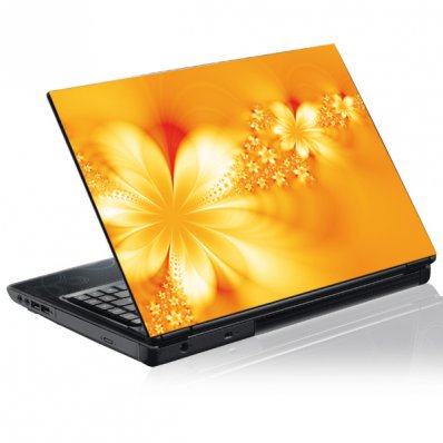 Laptop-Aufkleber Blume