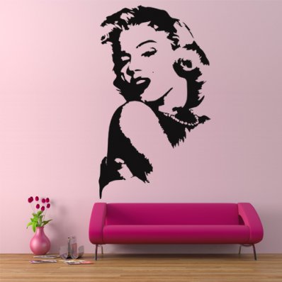 Marilyn Monroe Wall Stickers