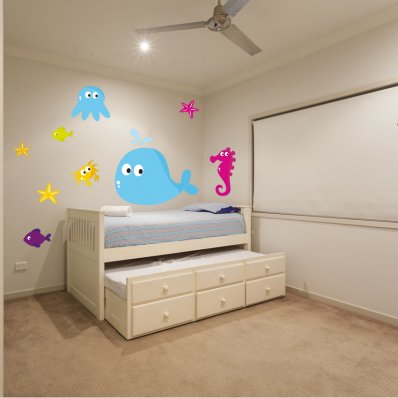 Marine Set Wall Stickers