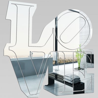 Miroir Acrylique Plexiglass Love 1