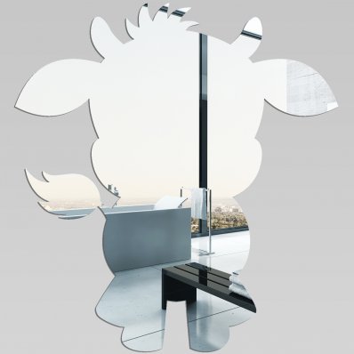 Miroir Acrylique Plexiglass Vache