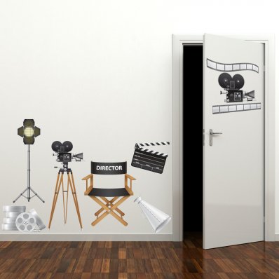 Movie Set Wall Stickers