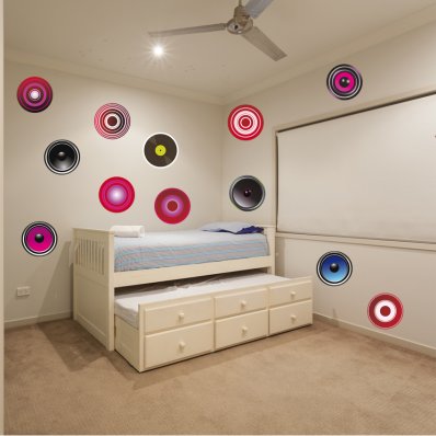 Music Set Wall Stickers