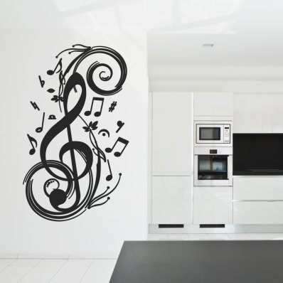 Musical Note Wall Stickers