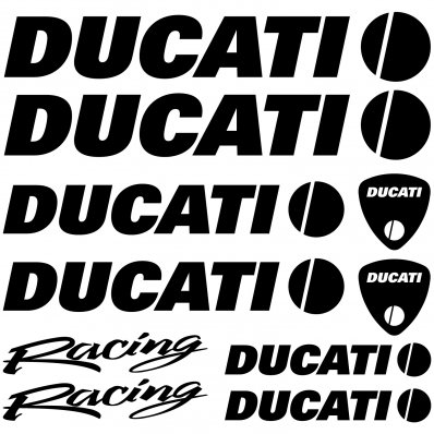 Naklejka Moto - Ducati Racing