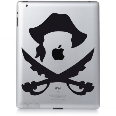 Naklejka na iPad 2 - Pirat
